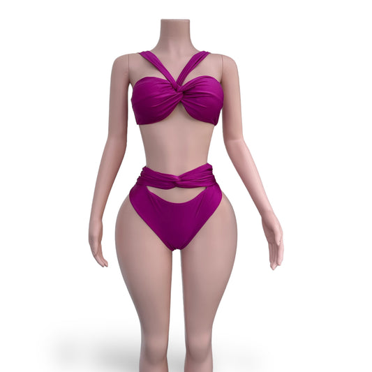 BIKINI MORADO CRUZADO