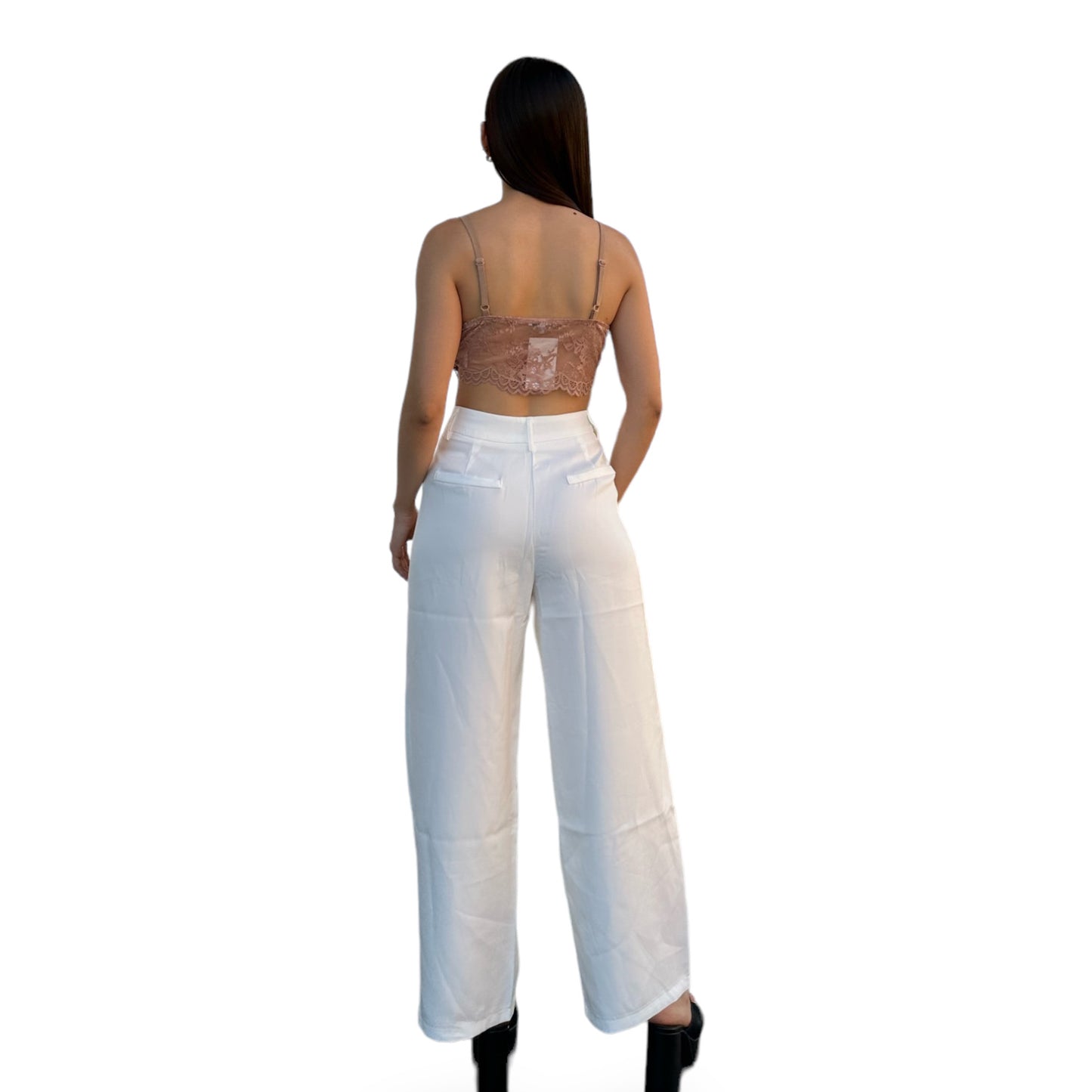 PANTALON DE VESTIR BLANCO