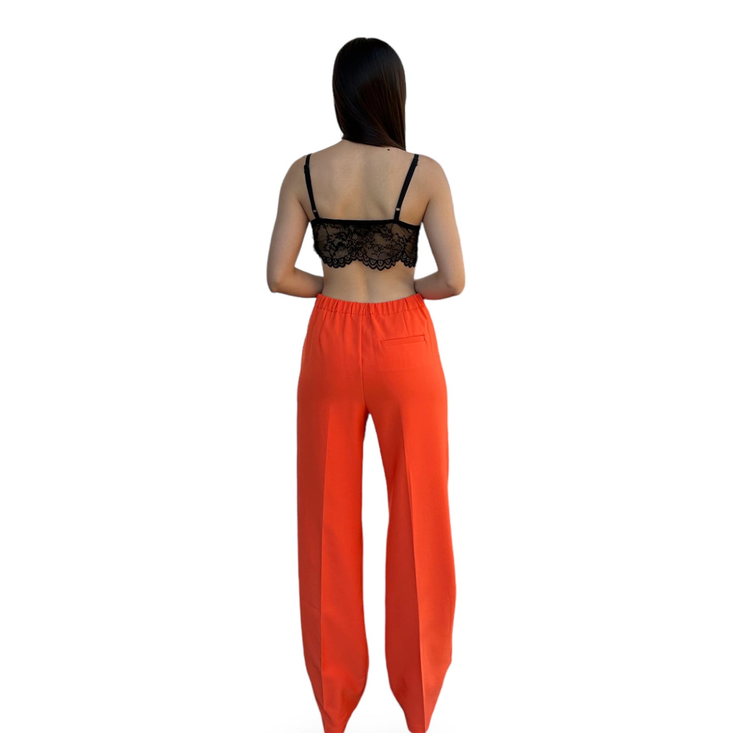 PANTALON NARANJA DE VESTIR