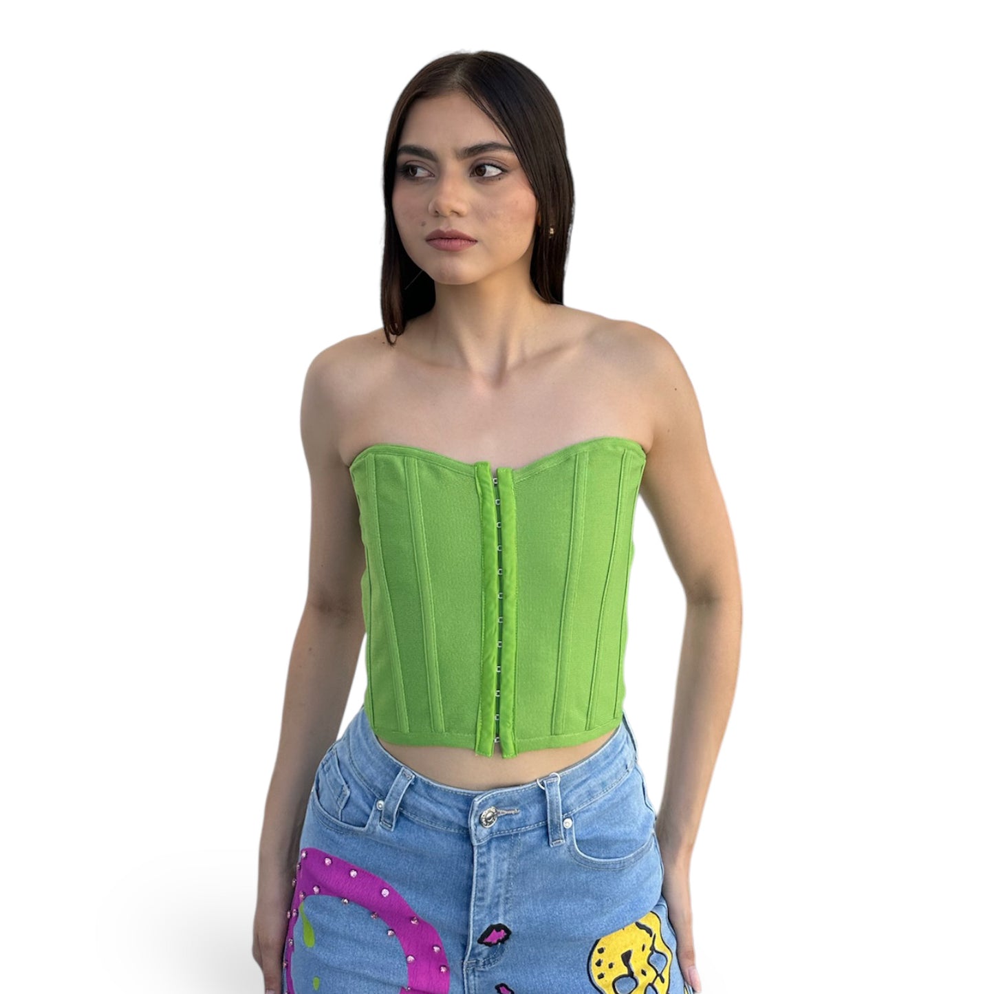 CORSET BANDAGE VERDE