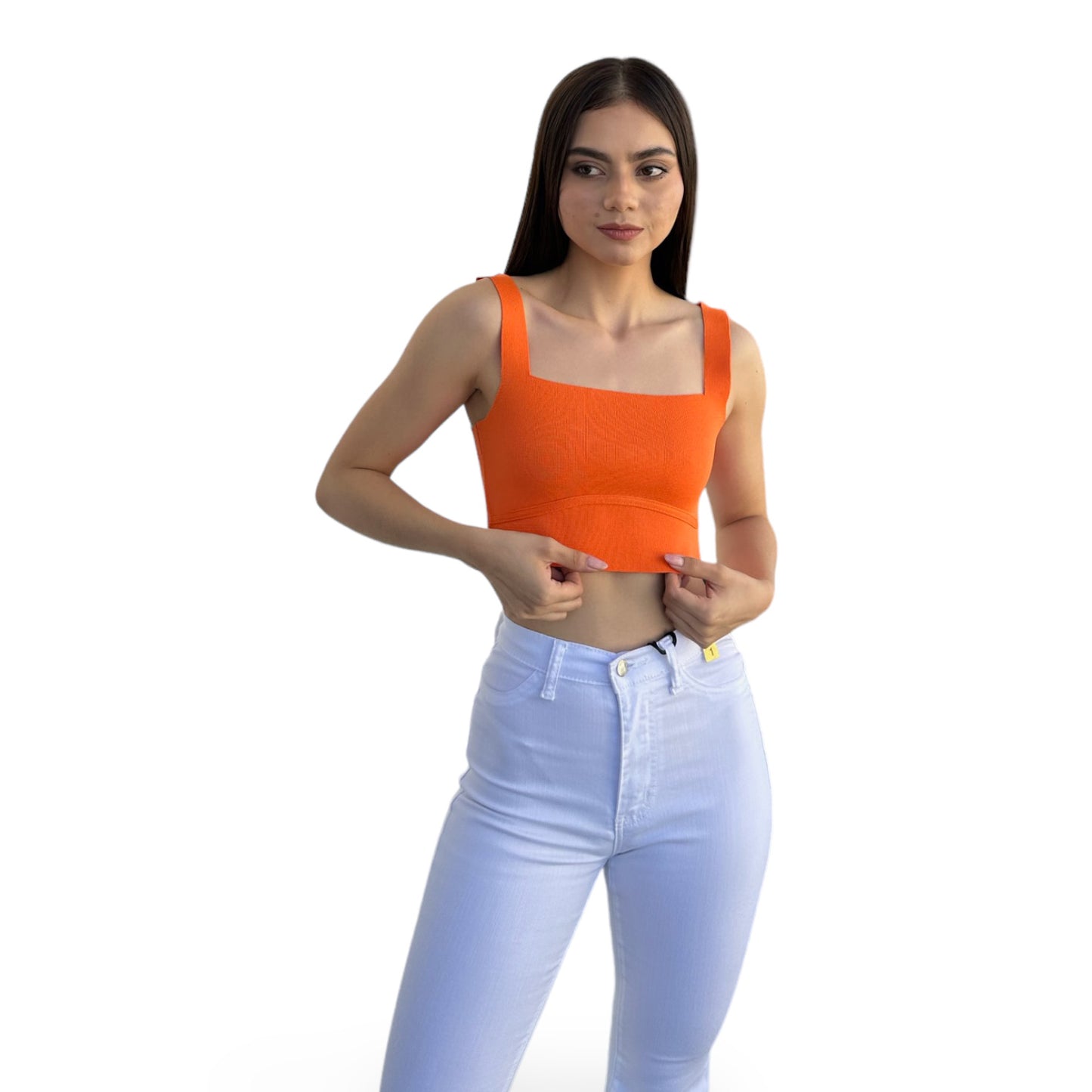 CROP CORTO NARANJA