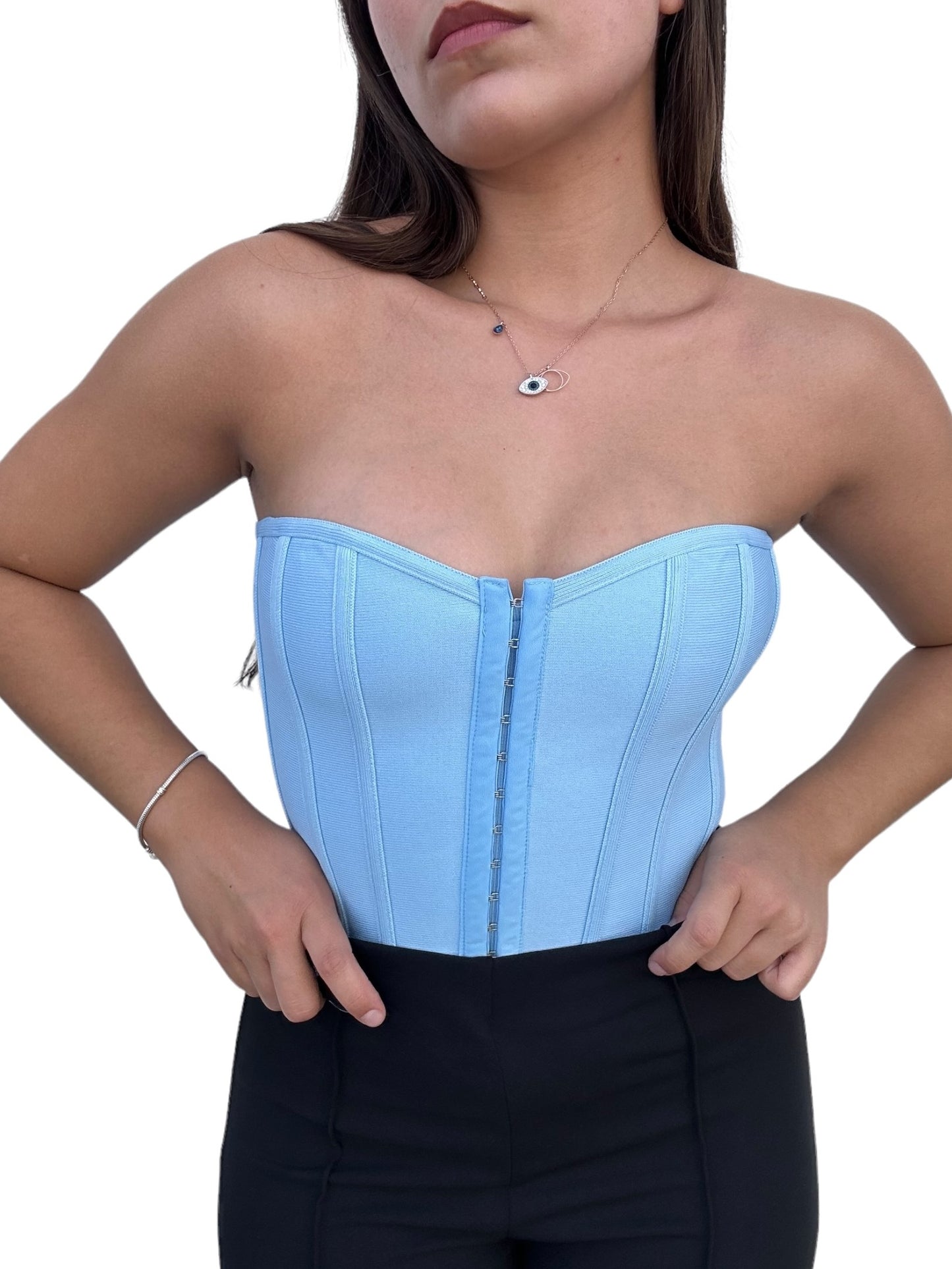 CORSET BANDAGE AZUL