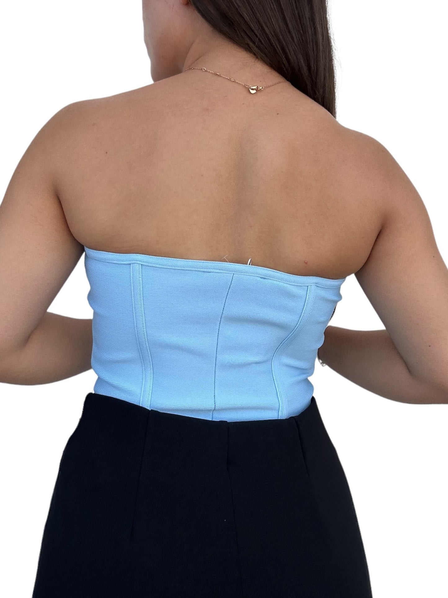 CORSET BANDAGE AZUL