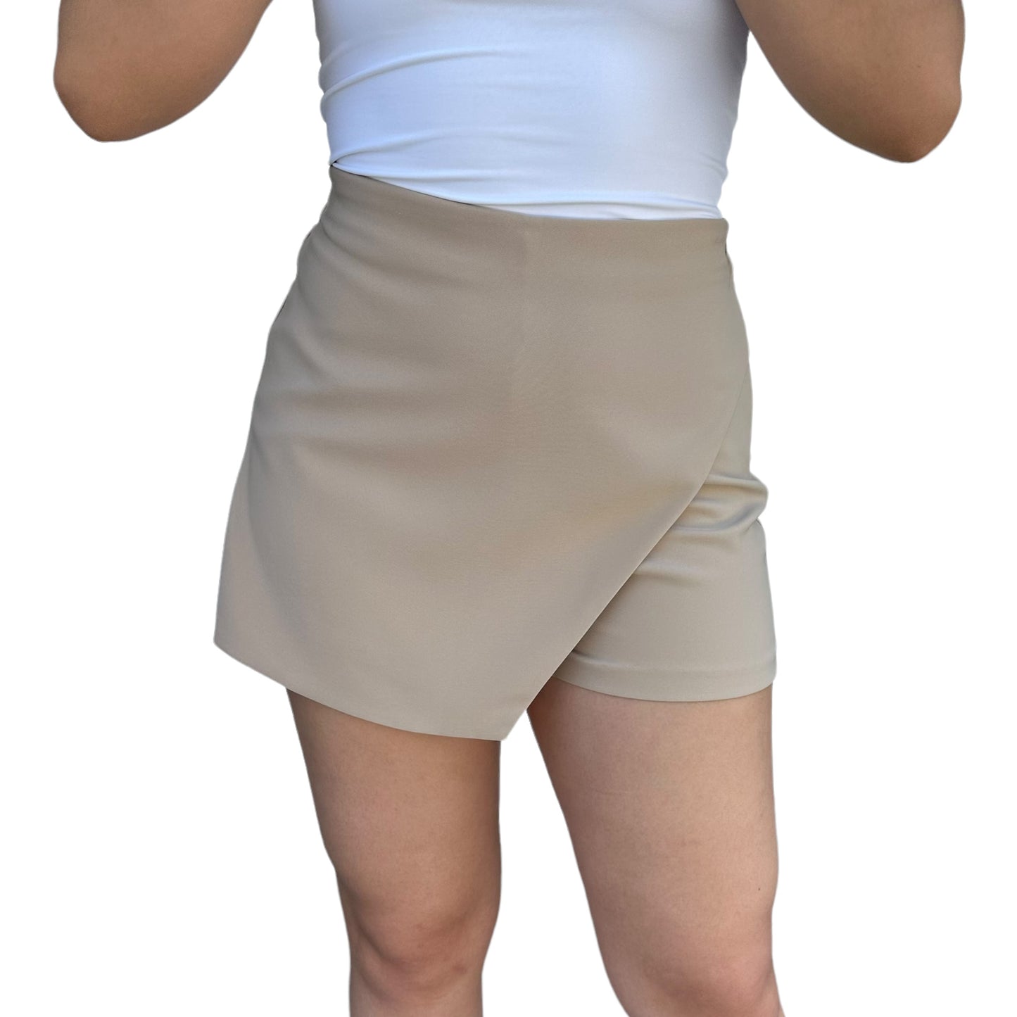 SHORT FALDA BEIGE